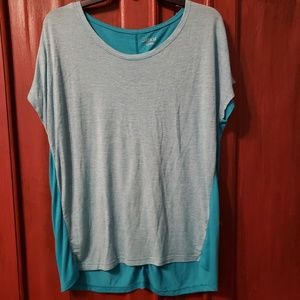 Stripe front tunic top